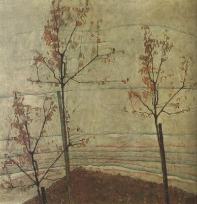 Egon Schiele Autumn Trees oil painting picture